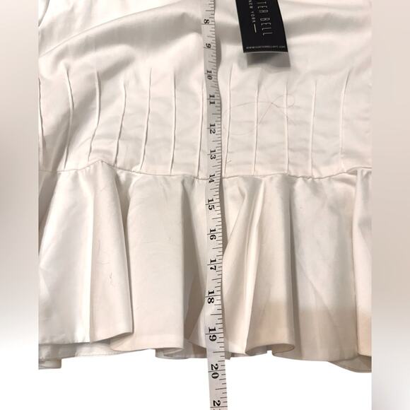 Hunter Bell Camille Puff Sleeve Peplum Top Feminine Cottagecore NWT, 2 - Picture 4 of 6